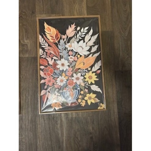 Set of 3 Framed Floral Vase Wall Art Prints Boho Botanical Decor - Picture 6 of 6